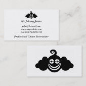 、黒いピエロジョニーJester氏 名刺 (正面/裏面)