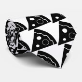 黒いピザ ネクタイ (ロール)