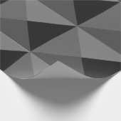 黒いピラミッド ラッピングペーパー (角)