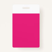 黒いピンクの背縁ど景 バッジ (裏面)