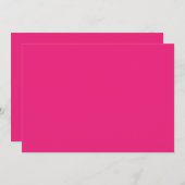 黒いピンク色の背景 招待状 (正面/裏面)