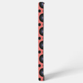 黒いピンク SAMSUNG GALAXYケース (左側面)