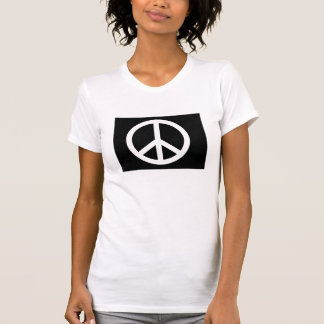 黒いピースサイン Tシャツ