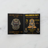 🖤 黒いファラオのミイラの招待状 🎃✉️ 招待状 (内部)