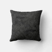 黒いファーパターン クッション (裏面)