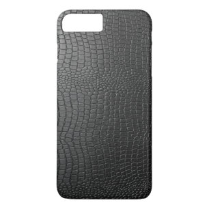 黒いフェイクヘビの模様 iPhone 8 PLUS/7 PLUSケース