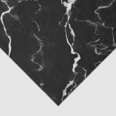 黒いフェイク大理石のテクスチャの外観 薄葉紙 (詳細)