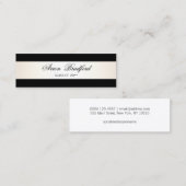 黒いフォーマル卒業名カードエンクロージャ コーリングカード (正面/裏面)