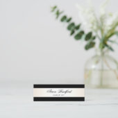 黒いフォーマル卒業名カードエンクロージャ コーリングカード (スタンド正面)