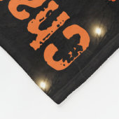 黒いフリースブランケットの名前のコラージュ夜星 フリースブランケット (角)