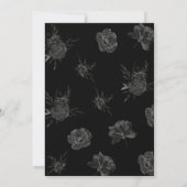 黒いフローラの死から私の20歳の誕生日 招待状 (裏面)