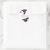 黒いフローラ死から若者へ ラウンドシール (バッグ)