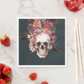 黒いフローラ死,ゴシック様式の誕生日ナプキン スタンダードランチョンナプキン (インサイチュ)