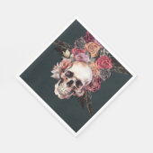 黒いフローラ死,ゴシック様式の誕生日ナプキン スタンダードランチョンナプキン (角)