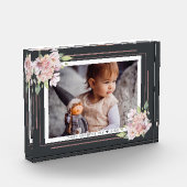 黒いフローラ |母の日の写真ブロック フォトブロック (左)