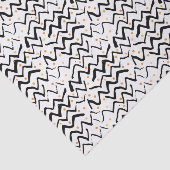 黒いブラシの打撃及びドット・パターン 薄葉紙 (詳細)