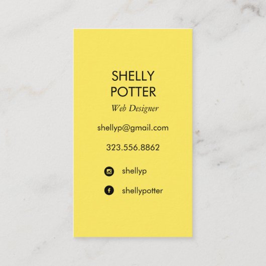 黒いブラシストローク黄金色の名刺 名刺 (裏面)