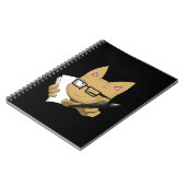 "黒いブロック"のない芸術家猫 ノートブック (左側)