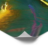 黒いブロブ ポスター (角)