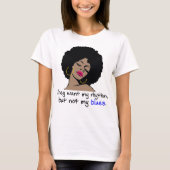 黒いプライド – 強い黒人女性 – 黒い歴史 Tシャツ (正面)