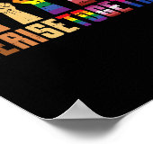 黒いプライドBlm Lgbtが拳を挙げて共に立ち上がる ポスター (角)