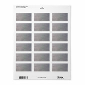 黒いプラスチックメッシュ ラベル (フルシート)