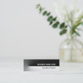 黒いプロ小型 スキニー名刺 (スタンド正面)