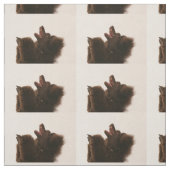 黒いプードルdancing.png ファブリック (見本)