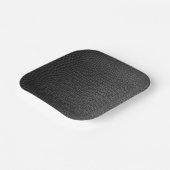 黒いヘビ革 ペーパープレート (傾斜あり)