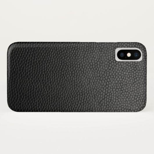 黒いヘビ革 Case-Mate iPhoneケース (裏面(横))