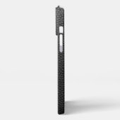 黒いヘビ革 iPhoneケース (左側面)