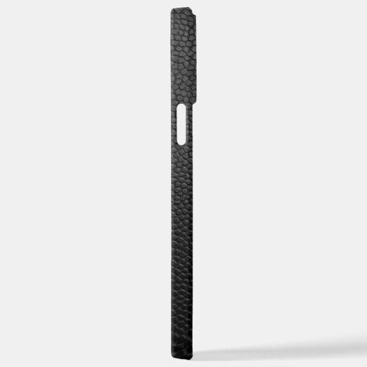 黒いヘビ革 iPhoneケース (右側面)