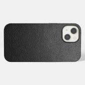 黒いヘビ革 iPhoneケース (裏面横)