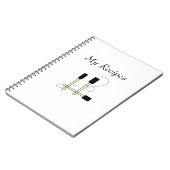 黒いヘラ ノートブック (左側)