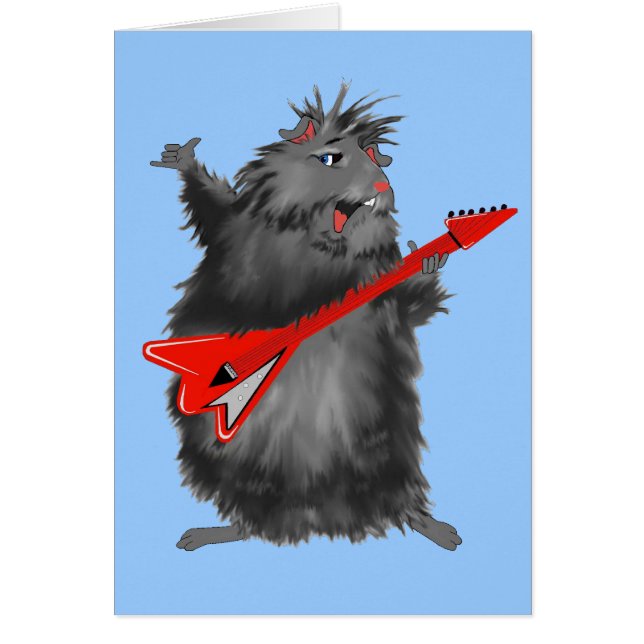 黒いベティの新しいギター (正面)