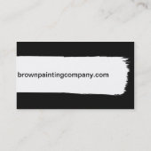 黒いペインターの名刺 名刺 (裏面)