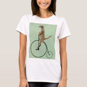 黒いペニーのFarthing 2のMeerkat Tシャツ