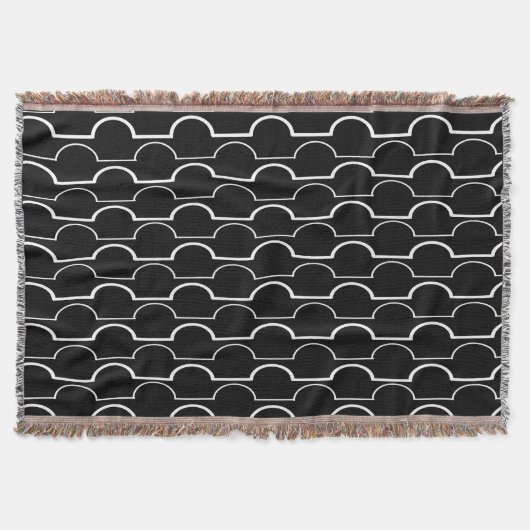 黒いホタテ スローブランケット (正面)