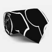 黒いホタテ ネクタイ (ロール)