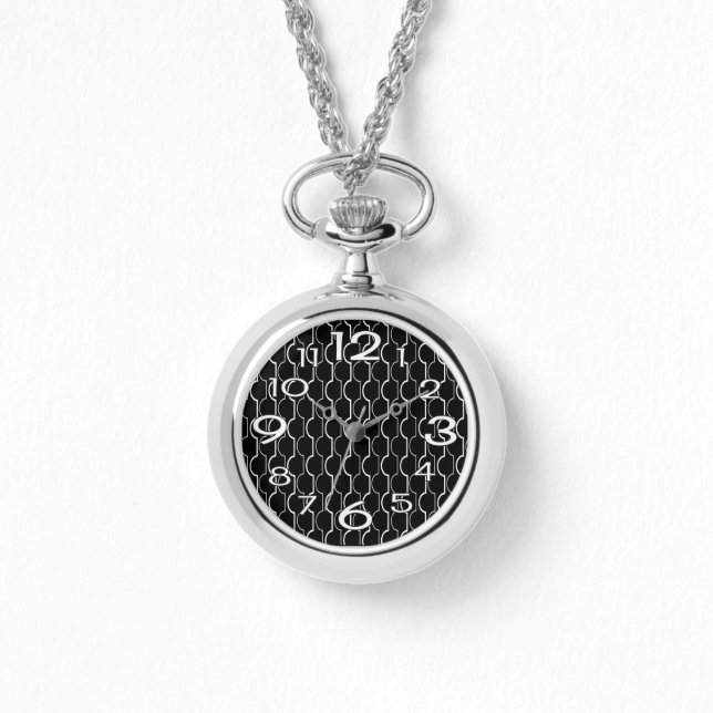 黒いホタテ 腕時計 (正面)