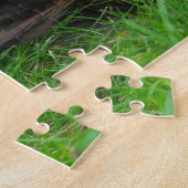 黒いホバワート犬。 ジグソーパズル (側面)