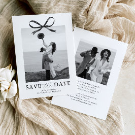 黒いボウフォト セーブザデート