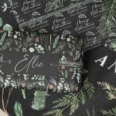 黒いボタニッエレガントクモダンファミリーのギフトラップ 薄葉紙