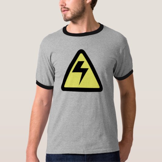 黒いボルト Tシャツ (正面)