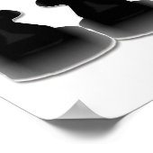 黒いポーン – プリント (角)