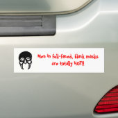 黒いマスクの人…. バンパーステッカー (車上)