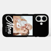 黒いママが確立したスクリプトの写真 Case-Mate iPhoneケース (裏面 (横))