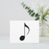 黒いミュージカル音 ポストカード (スタンド正面)