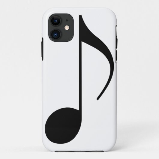 黒いミュージカル音 Case-Mate iPhoneケース (裏面)