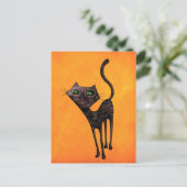 黒いメキシコの死んだ猫の日 ポストカード (スタンド正面)